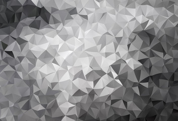 Light Gray vector polygon abstract background.