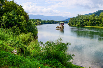 The Drina River House.
