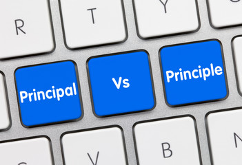 Principal Vs. Principle