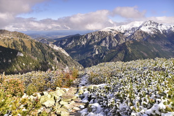 Polish mountains Tatry,  Jesien w Tatrach