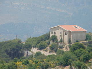 Fototapeta premium Deir El Qamar village and old architecture in mount Lebanon Middle east