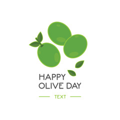 National Olive Day Vector Illustration. Template for poster, banner or greeting card.