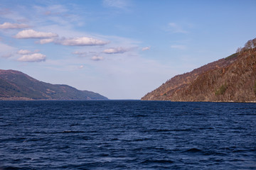 Fototapeta na wymiar Loch Ness from Fort Augustus, Scotland