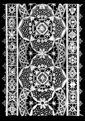 Black and white lace, border flowers, fashion style, decoration element, pattern for every backdrop