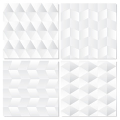 White background with geometric vector.