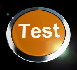 Test concept icon means beta version or trial - 3d illustration
