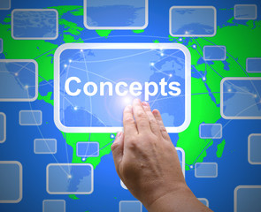 Concept or hypothesis icon means visualising the idea - 3d illustration