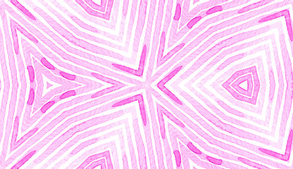 Pink red Geometric Watercolor. Delightful Seamless