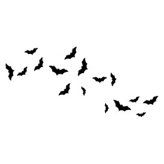Set of bats background vector illustration design 