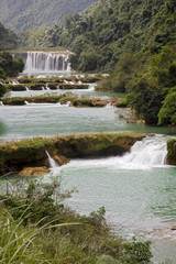 Hidden Waterfalls in Western Guangxi Province, China
