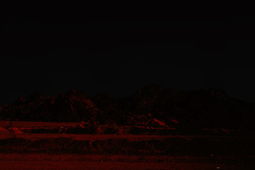 dark red background with space for text