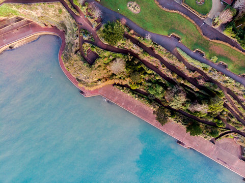 youngs park in goodrington - paignton devon torbay by the seaside beach