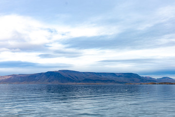 Esja mountain, view from Reykjavík 
