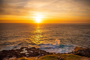 Obraz premium Sunset by the sea