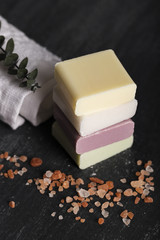 Close-up soap various types