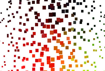 Light Green, Red vector template with rhombus.