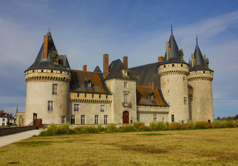 Fototapeta na wymiar the castle of Sully Sur Loire