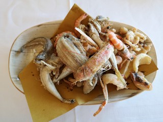 fried fish on the plate