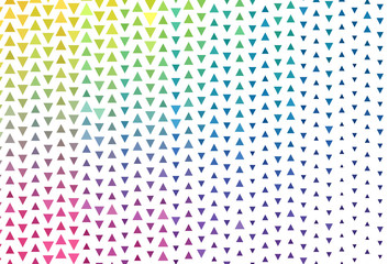 Light Multicolor vector texture with triangular style.