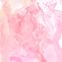 Fototapeta na wymiar colorful abstract illustration with marble effect. pink liquid art for invitation, banners, wallpaper 