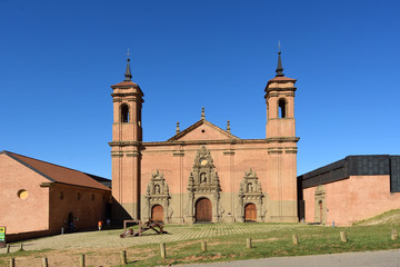 Fototapeta na wymiar New monastery of San Juan de la Pena, Huesca province, Aragon, Spain