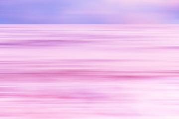 Colorful seascape blurred motion. Defocused sea.