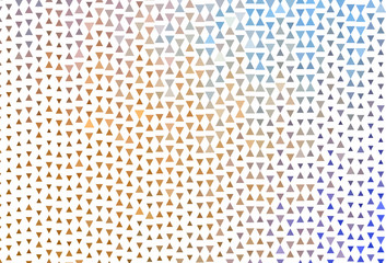 Light Blue, Yellow vector background with triangles.