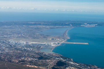 Vue aérienne Marseille Marignane