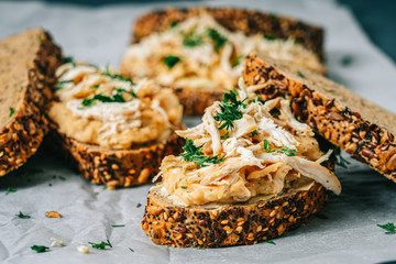 Chicken And Butterbean Sandwiches