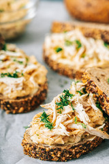 Chicken And Butterbean Sandwiches
