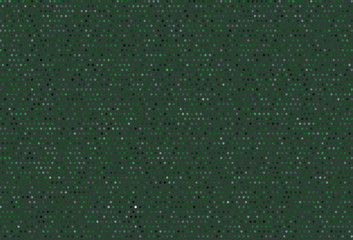 Dark Green vector pattern with spheres.
