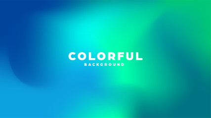 Fototapeta na wymiar Colorful modern abstract background with neon gradient. Dynamic color flow poster, banner. Vector illustration.