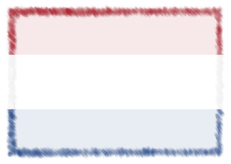 Border made with Netherlands national flag.