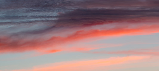 Gorgeous Panorama twilight sky and cloud at morning background image