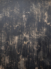 Wooden surface in the dark