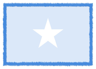 Fototapeta premium Border made with Somalia national flag.