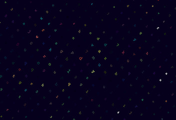 Light Green, Red vector pattern with ABC symbols.