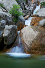 Naklejka na ściany i meble Rapids and waterfalls in Paklenica National Park, Croatia