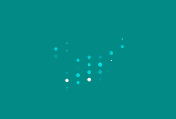 Light Green vector layout with circle shapes.