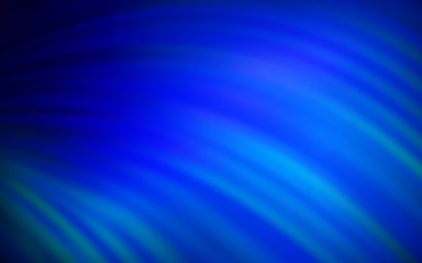 Dark BLUE vector background with lines. A sample with colorful lines, shapes. A completely new design for your business.