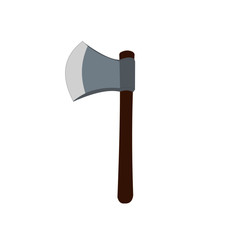 Sharp Axe - Cartoon Vector Image