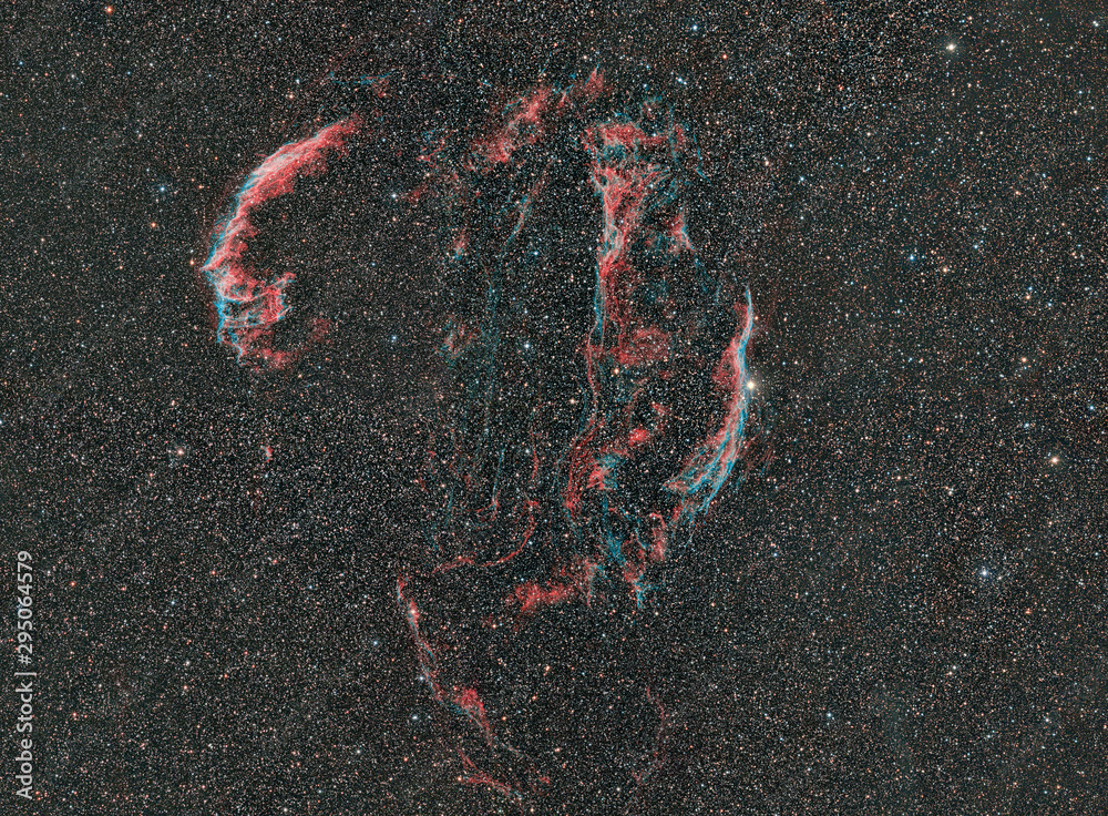 Wall mural complete veil nebula in high resolution