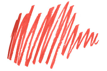 Living coral watercolor is a trend color, an isolated spot with divorces and borders. Frame with copy space for text.