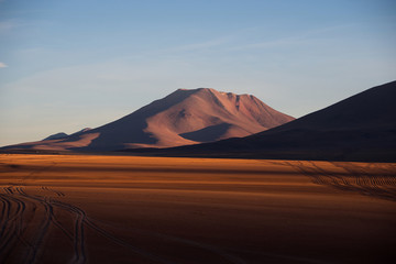 Fototapeta na wymiar Bolivien Sonnenuntergang