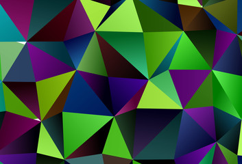 Obraz premium Light Multicolor vector backdrop with lines, triangles.