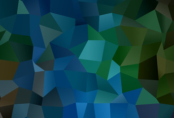 Dark Blue, Green vector texture in rectangular style.