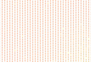 Light Orange vector pattern with spheres.