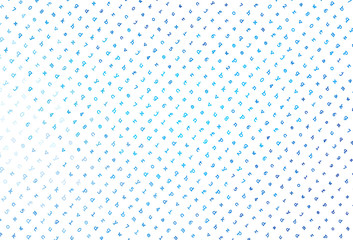 Light BLUE vector texture with ABC characters.