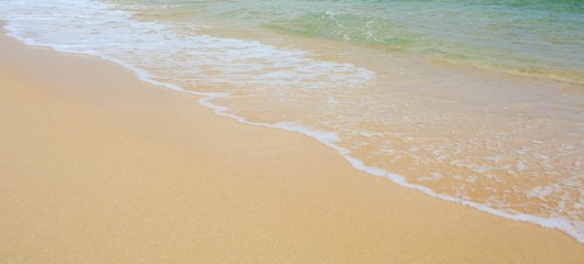 Ocean waves on the beach