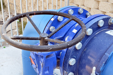 red blue pipe pipes industry